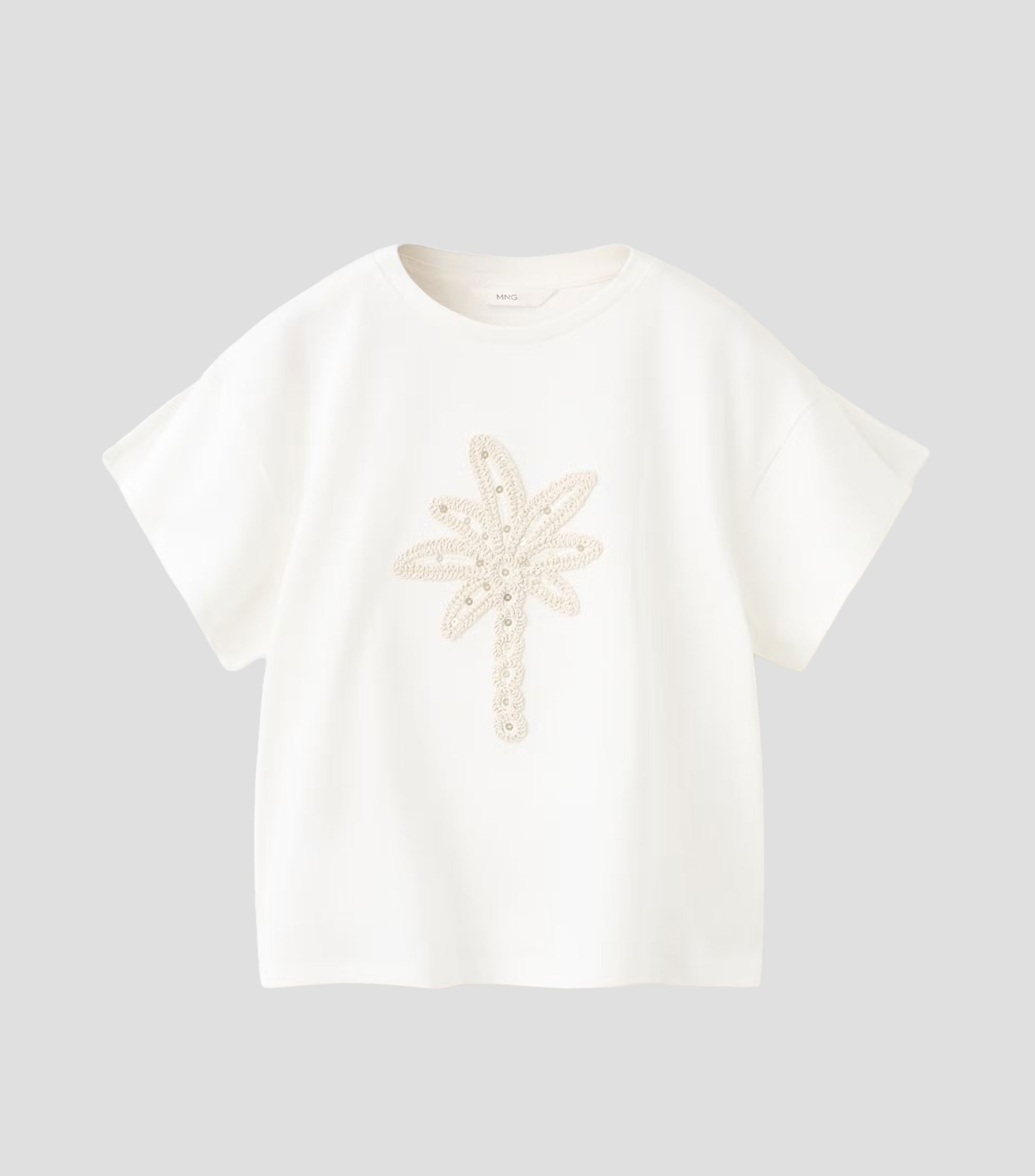 Playera cuello redondo manga corta fantasía Niña